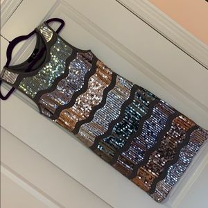 F21 Sequin Jersey Dress